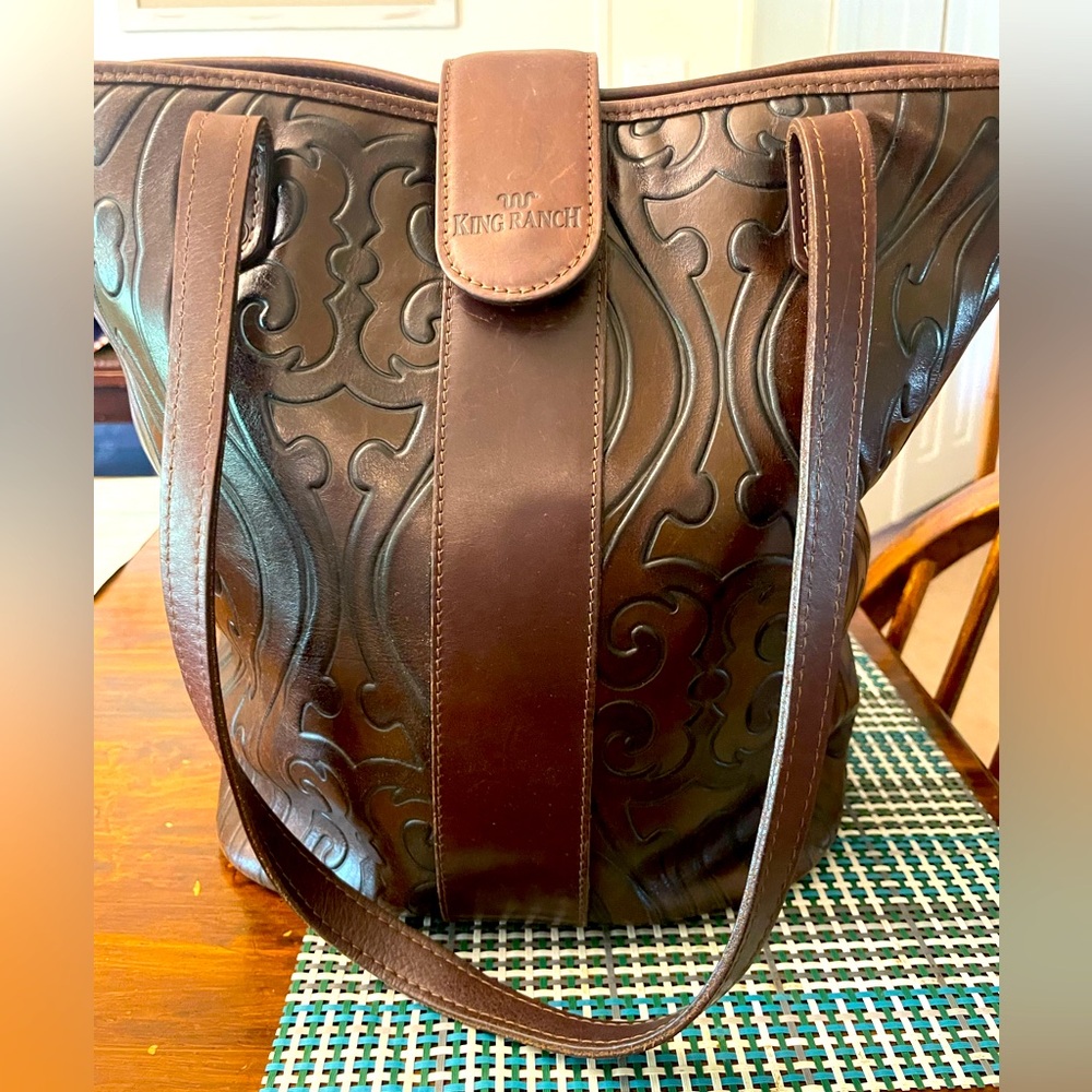 King RanchLa Patrona Detailed Tote